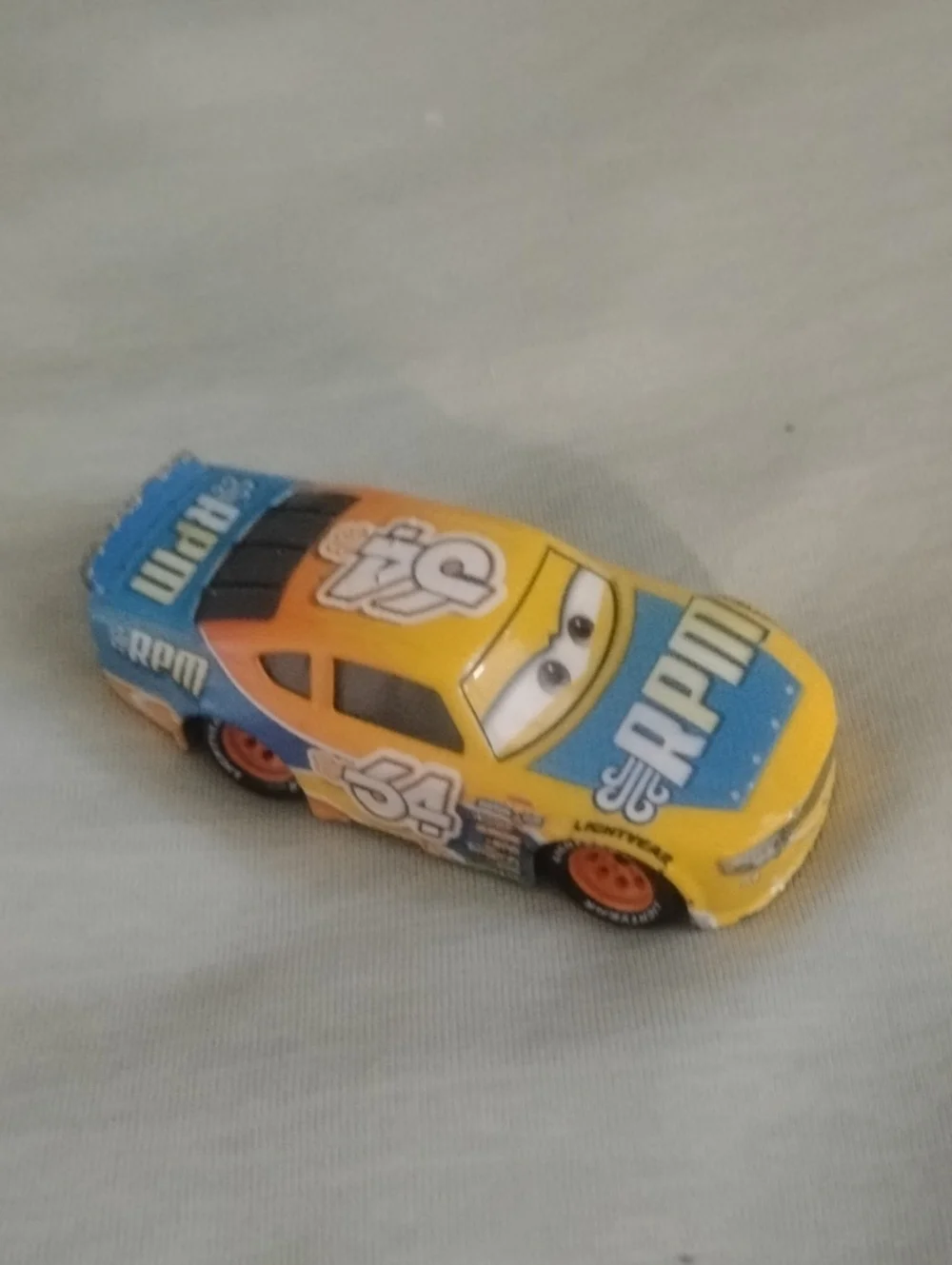 #54 Bruce Miller Pixar Cars 3 Diecast